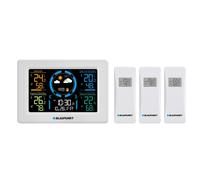 Weather Station + 3 External Sensor Wireless Hygrometer Temperature Measuring UK