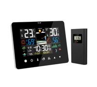 Weather Station Alarm Clock Thermometer Hygrometer Touch Screen Wireless Hygrothermograph Accurate Quick Real Time Monitoring