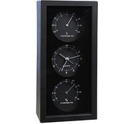 Weather Station Analog Temperature Control Thermometer Igometer Humidity Measurement Clock 3 Dials Colors White Black Polaroid