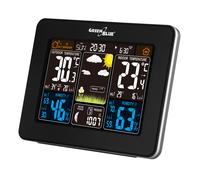 Weather Station DCF Indoor Outdoor Sensor Temperature Humidity Calendar Alarm UK
