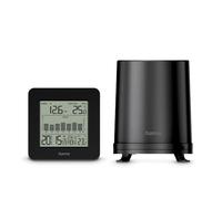 Weather station "Mykonos" with rain gauge/external probe, radio, alarm clock, nr