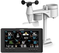 Weather Station (Premium Quality/Official 2026 UK Version) WiFi Internet Wunderground WeatherCloud, Wind speed, Wind direction, Rainfall, Temperature, Humidity. (With 7-in-1 sensor)