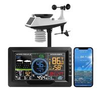 Weather Station, Q9 Weather Station with Wind Anemometer Connect to Smartphone Monitor Wireless Outdoor Sensor