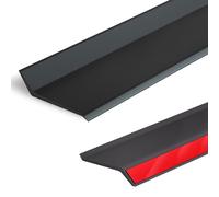 Weather Stripping 0.5m~5m Self Adhesive Window Weather Bar, Black Door Rubber Rain Drip Guard Drip Cap Rain Deflector, Window Gap Water Barrier, Weatherresistance For Indoor Outdoor(4.5cmx1.5M)