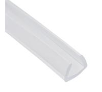 Weather Stripping 2 Meters U-Channel Rubber Edging Sealing Strip, Shower Door Glass Tape Edge 1pc(12x19mm)