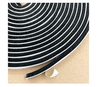 Weather Stripping Brush for Sliding Windows/Doors Frame Side,Pile Self Adhesive Weatherstrip Seal Strip Sealer Draft Stoppers (16.5ft x11/32 x 3/16 Brush inch, Black)