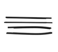 Weather Stripping Compatible with for Ranger 4doors 2012 2013 2014 2015 2016 2017 2018 2019 2020 Car Side Window Glass Weatherstrips Moulding Trim