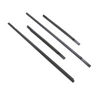 Weather Stripping Compatible with Nissan for Frontier for Navara D22 4door 1994-2018 80821-2S400 Car Window Rubber Weatherstrip Seal Belt Moulding Trim