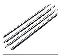 Weather Stripping Compatible with Toyota for Land for Cruiser 120 for Prado 2003-2009 4Pcs Outside Weatherstrip Seal Window Rubber Trim 7571160061