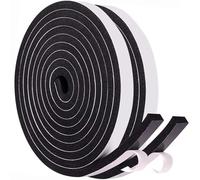 Weather Stripping Foam Seal Tape Self-Adhesive for Window and Door, Window Draught Excluder Insulation Tape for Draft, Soundproofing (10mm x 6mm/8m)