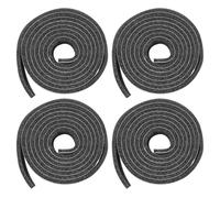 Weather Stripping Seal Strip Windproof Eva Black 4 Rolls Door