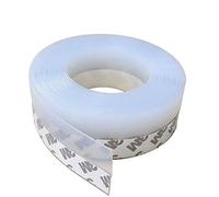 Weather Stripping Sliding Door Sweep Bottom Tool, 16.5Ft Draft Stopper Seal for Windows/Doors, Anti-Collision Silicone Draught Excluder for Cracks & Gaps (35mm)