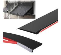 Weather Stripping Tape for Doors & Windows - Self-Adhesive Rubber Seal Strip, Rain Drip Guard, Prevents Water Leakage for Home & Car, 2.5m (8.2ft) x 4.5cm