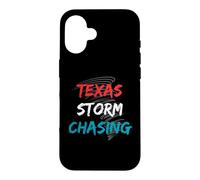 Weather Texas Storm Chasing Red White Blue Clouds Tornados Case for iPhone 16