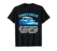 Weather UK Shipping Forecast Beer Drinkers Rough Night Ahead T-Shirt