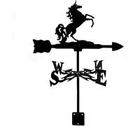 Weather Vane Angler Farmland Stainless Steel Weathercock Measuring Tools Spray Paint Weathervane Direction Indicator Outdoor Roof Farm Courtyard Garden Decoration,B