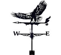 Weather Vane Animal Birds Metal Weather Vane Vintage Weathervane Wind Direction Indicator With Anti-Rust Coating For Outdoor Garden Sheds Barns Decoration