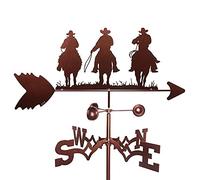 Weather Vane Animal Decorations Metal Garden Decoration Spray Painting Process, Wind Direction Indicator Outdoor House Roof Garden