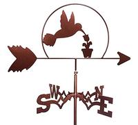 Weather Vane Durable Stainless Steel Retro Chicken Weathervane Creative Garden Stake Wind Direction Indicator for Yard Garden Architecture Roof