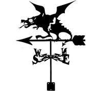 Weather Vane Metal Weather vanes Weathercock, Wind Direction Indicator for Garden Decor Roof Outdoor Ornament, Garden Courtyard Decoration-Monsters