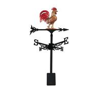 Weather Vane - Roof Mount Wind Direction Indicator | Decorative Wind Vane, Iron Rooster Yard Decoration, Weather Vanes Sculpture, Rotating Garden Measurement Ornament, Direction Pointer for Outdoor B