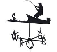Weather Vane Roof Mount- Wind Direction Indicator Kit Creative Design Gardening Decoration For The Roof, Yard