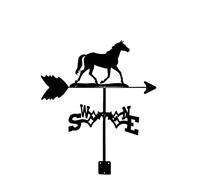 Weather Vane Sailboat Witch Lamb Stainless Steel Weathervane Outdoor Sheds Iron Yard Direction Indicator Weathercock for Garden Patio Yard Ornament
