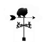 Weather Vane Sailboat Witch Lamb Stainless Steel Weathervane Outdoor Sheds Iron Yard Direction Indicator Weathercock for Garden Patio Yard Ornament