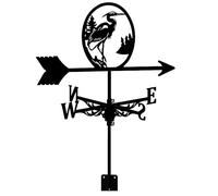 Weather Vane Stainless Steel Garden Stake Weathervane Measuring Tools Wind Direction Indicator Weathercock Suitable for Outdoor Metal Products