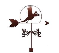 Weather Vane Stainless Steel Garden Stake Weathervane Measuring Tools Wind Direction Indicator Weathercock Suitable for Outdoor Metal Products 35 50CM (Color : Pheasant bird)