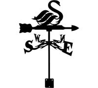 Weather Vane Stainless Steel Garden Stake Weathervane Measuring Tools Wind Direction Indicator Weathercock Suitable for Outdoor Metal Products
