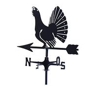 Weather Vane Stainless Steel Vane for Garden ?Creative Retro Design Direction Indicator for Garden Patio Yard Ornament Decoration,Springer Spaniel (Grouse)