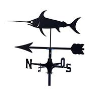 Weather Vane Stainless Steel Weathervane for Garden Creative Retro Design Wind Direction Indicator for Garden Patio Yard Ornament Decoration