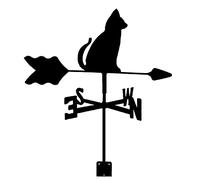 Weather Vane Stainless Steel Weathervane for Garden Retro Wind Direction Indicator Creative Wind Vane Weathercock for Yard Cupolas Farm Sheds Decoration