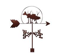 Weather Vane Swordfish Orientation Indicator Stainless Steel Weathervane Measuring Tool Weathercock with Anti-Rust Coating for Outdoor Roof Mount