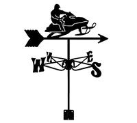 Weather Vane Train Pattern Weathervane with Roof Mount Architectural Stainless Steel Outdoor Wind Vane Measuring Tools Garden Supplies