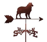 Weather Vane Wind Direction Indicator,Metal Weathervane Wind Vane Weathercock Decoration Home Outdoor Sheds Iron Yard Garden Ornament Decoration Roofs Measuring Tools