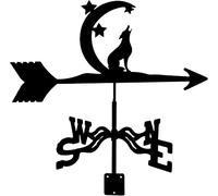 Weather Vane Wind Vane for Wind Direction Indicator Measuring Vintage Hollow Weathervane Out Animal Car Metal Windvane for Farm Home Outdoor Garden Ornaments