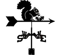 Weather Vane Wind Vane for Wind Direction Indicator Measuring Vintage Hollow Weathervane Out Animal Car Metal Windvane for Farm Home Outdoor Garden Ornaments