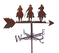 Weather Vanes for Roof Creative Weathervane Wind Direction Indicator Kit Outdoor Gardens Iron Art Weathercock Coating Houses Patio Lawns