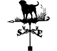 Weather Vanes Weathercock Wind Direction Indicator Stainless Steel Weathervane Measuring Tools for Outdoor Gardens Houses Patio Lawns,C