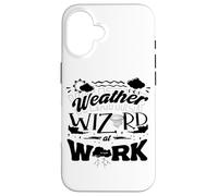 Weather Wizard At Work Weather Forecaster Weatherman Case for iPhone 16