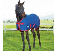 WeatherBeeta 1200D Foal Standard Neck Medium II Horse Rug, Navy/Red/White, 3'0