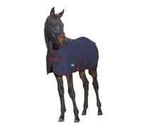 Weatherbeeta 1200d Foal Standard Neck 220g - Navy/burgundy 5'3/115cm