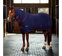 Weatherbeeta Anti-Static Fleece Cooler Combo Neck - 6'6/150cm · Navy/Burgundy