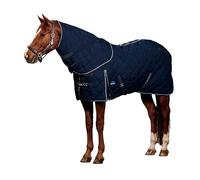 WeatherBeeta ComFiTec 1000D Diamond Quilt Stable Detach-A-Neck 220G, Navy/Charcoal, 6'0