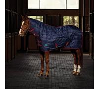 Weatherbeeta Comfitec 210D Channel Quilt 100g Combo Stable - Indoor Horse Blanket - Navy - Size: 5ft 9inch