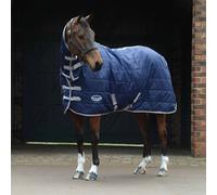 Weatherbeeta Comfitec 210D Channel Quilt 110g Lite Combo Stable Rug - Indoor Lightweight Horse Blanket - Navy - Size: 6ft 3inch