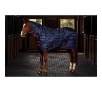 Weatherbeeta Comfitec 210d Channel Quilt 220g Combo Neck Stable Rug - Navy/Burg