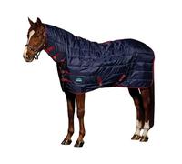 WeatherBeeta ComFiTec 210D Channel Quilt Stable Combo Neck 220G, Navy/Burgundy, 5'0